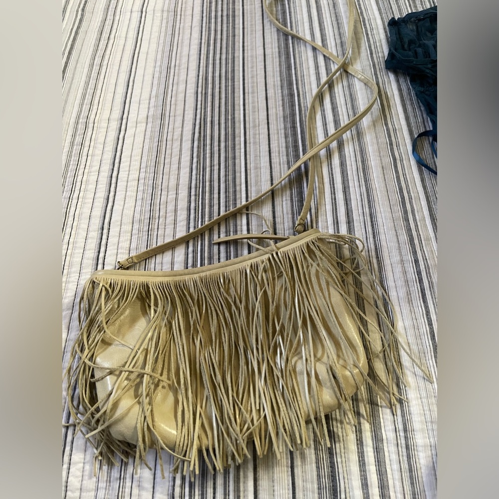 Hobo leather crossbody bag
